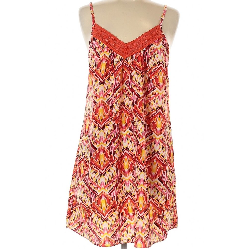 Painted Threads Spaghetti Straps Sun Dress Boho